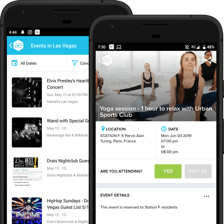 Discover Events On The GO