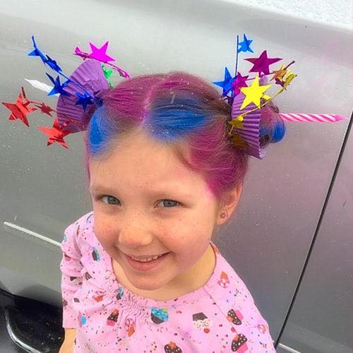 Kids Night Crazy Hair Day At Bouncing Off The Wall Bend