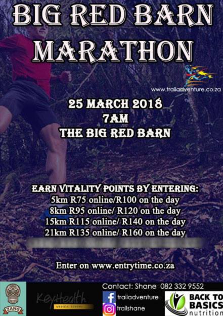 Big Red Barn Trail Run 21 15 8 5km At The Big Red Barn 7