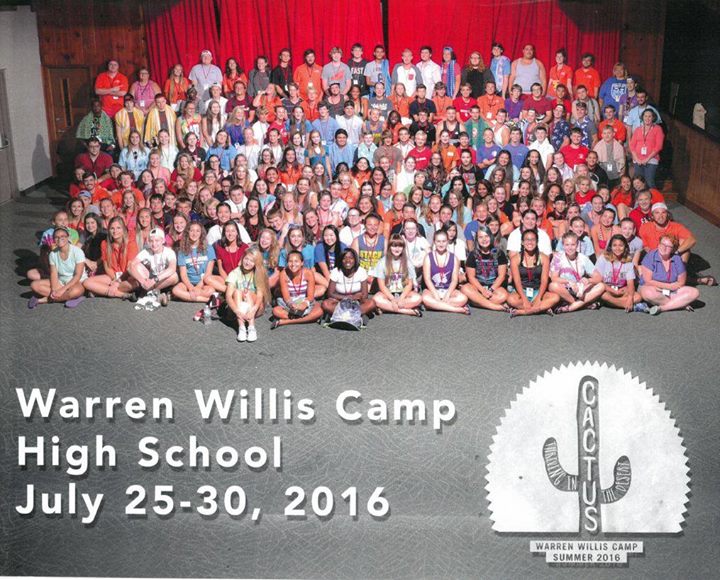 WK 4 FUMC Youth and Children go to Warren Willis Summer Camp at 4990