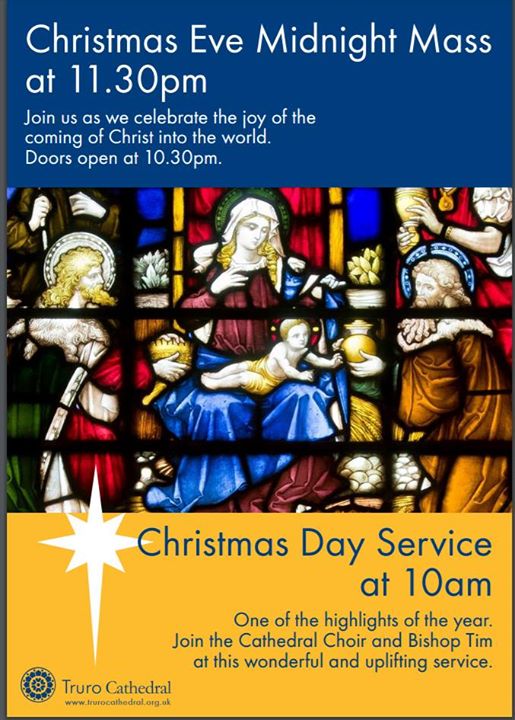 Christmas Eve Midnight Mass and Christmas Day Service at Truro