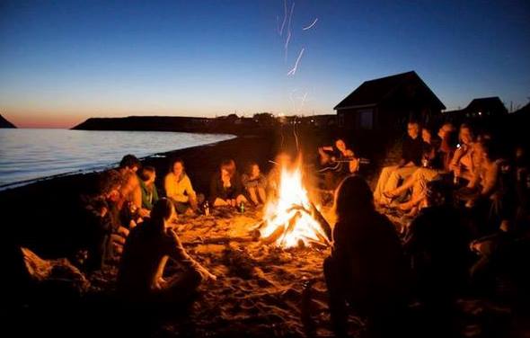 Golden Gardens Beach Bonfire Seattle