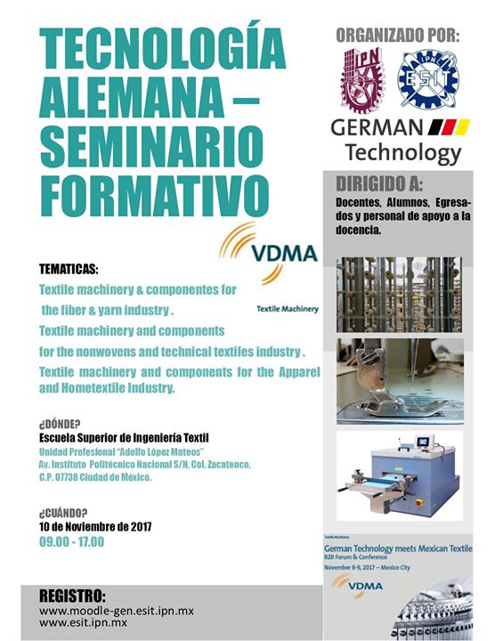 Tecnologia Alemana Seminario Formativo At Escuela Superior De