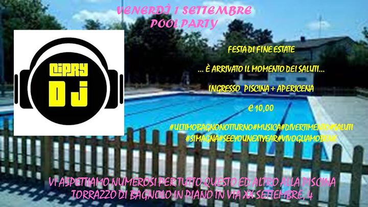 Festa di fine estate at piscina bagnolo in piano, provincia di ... Piscina reggio emilia