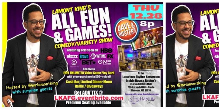 Dave And Busters Unlimited Video Game Card