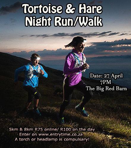 Tortoise Hare Night Run Walk 8 5km At The Big Red Barn