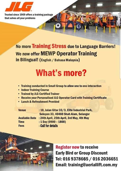 Jlg Certification Training Master of Documents