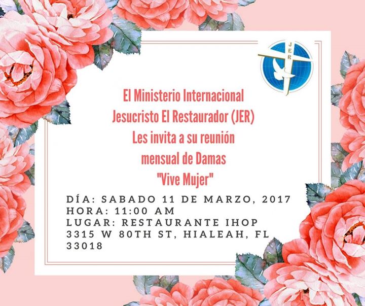 Reunion De Damas Ministerio Vive Mujer At Ihop Hialeah