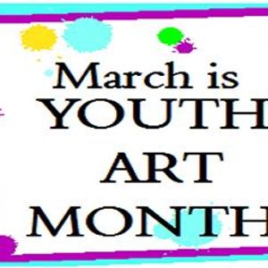 This is the image for the news article titled Youth Art Month