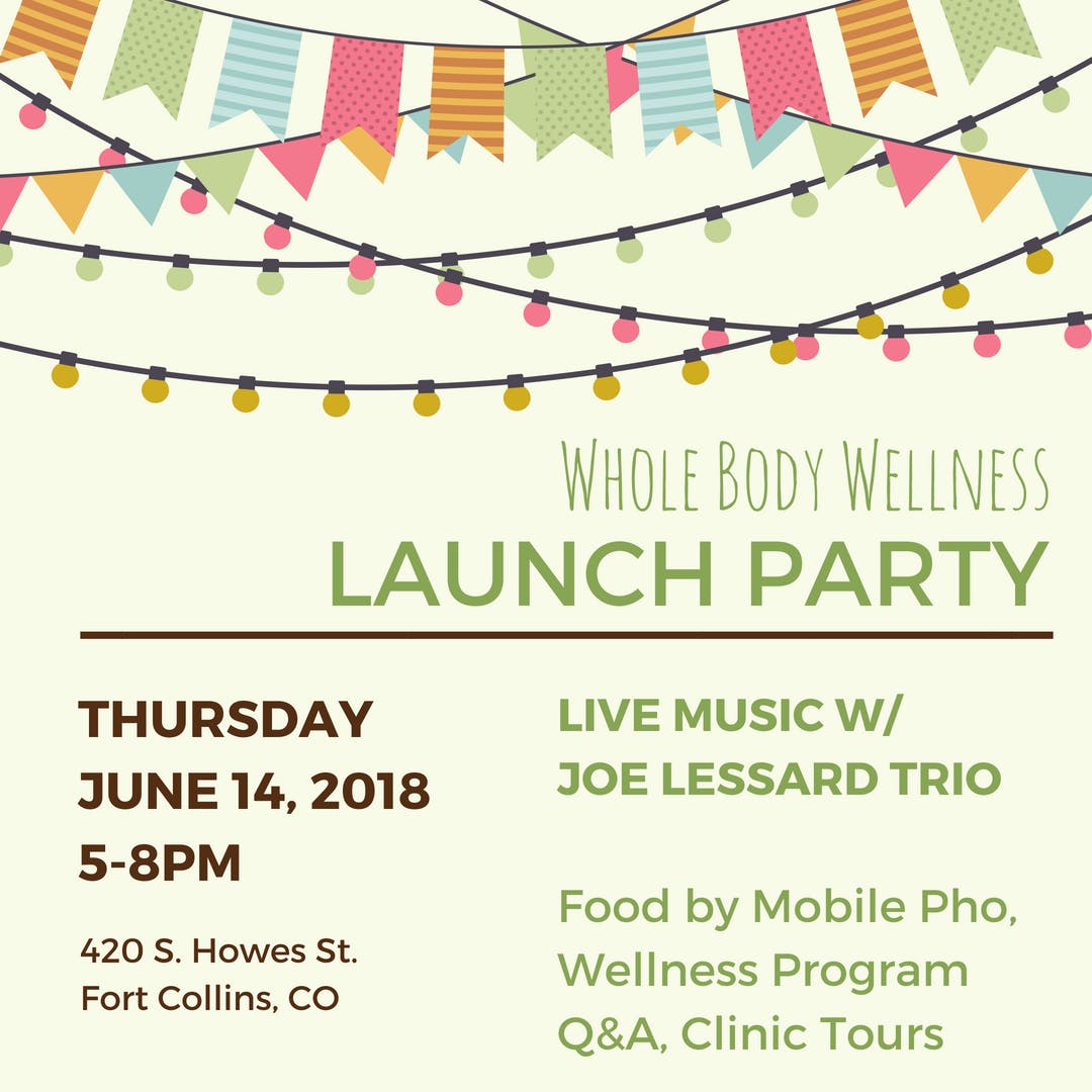 Launch Party Whole Body Wellness Memberships At Achieving Health