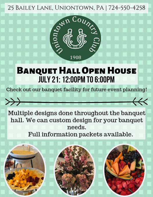 Banquet Hall Open House At Uniontown Country Club Brownfield