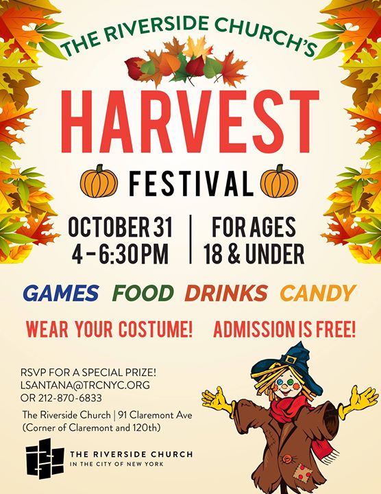 Riversides Harvest Festival at The Riverside Church in the City of New