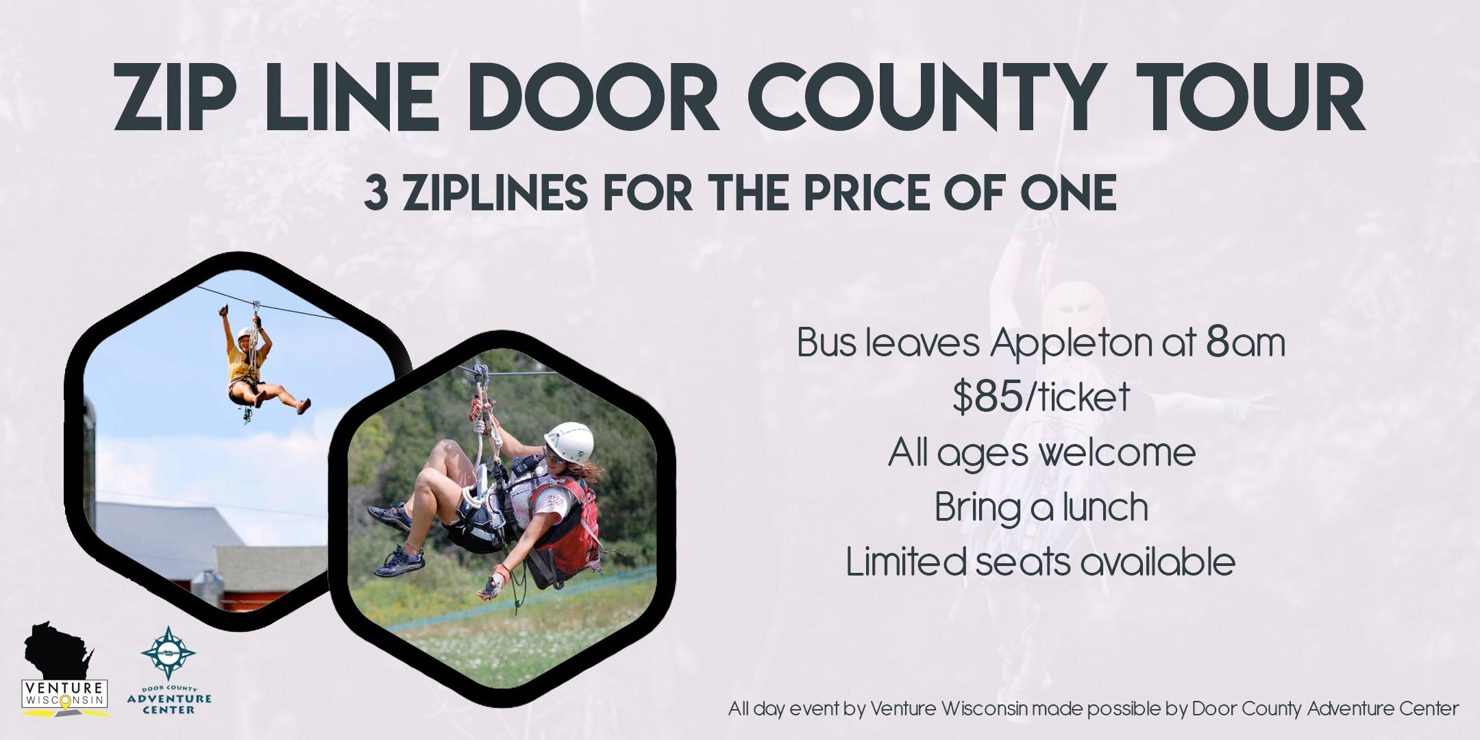 Zip Line Door County Tour At Target Appleton