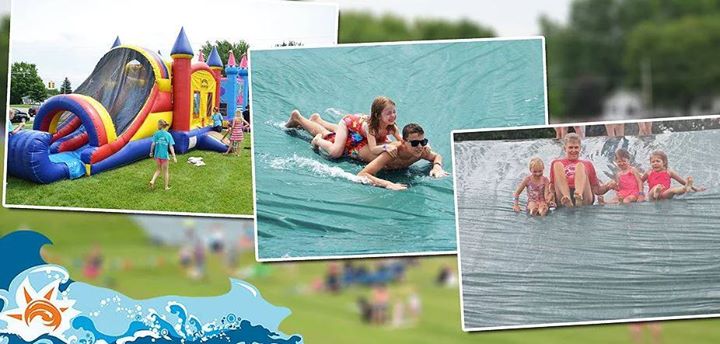 Fun At Saturday Slip N Slide Jenison