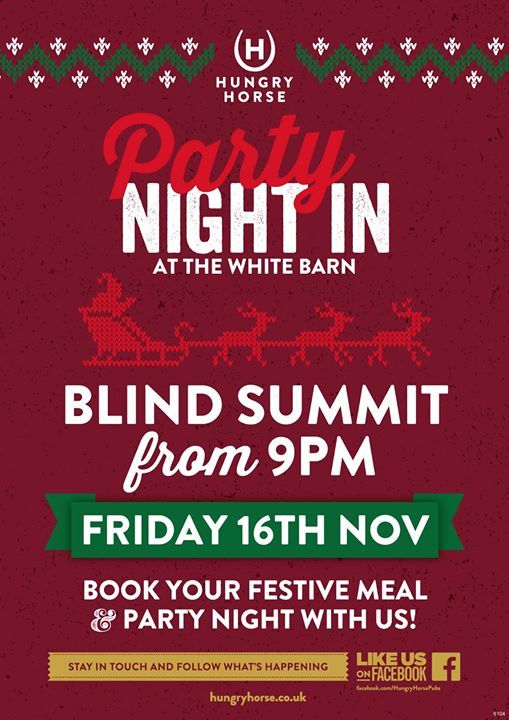 Blind Summit Band Night At Hungry Horse The White Barn Northwich