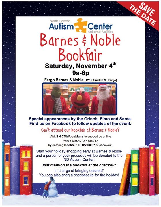 Barnes Noble Bookfair Supporting The Nd Autism Center At Barnes