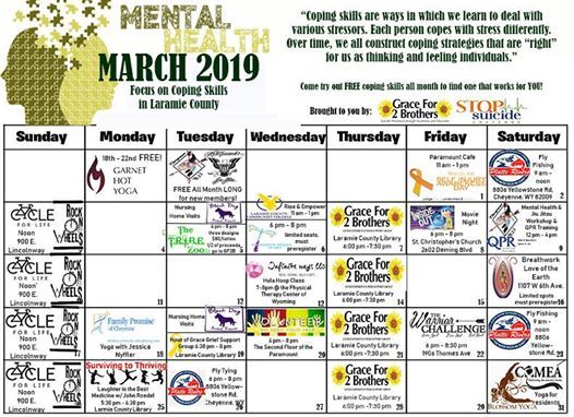 Mental Health March Movie Night At 2602 Deming Blvd Fe Warren Afb