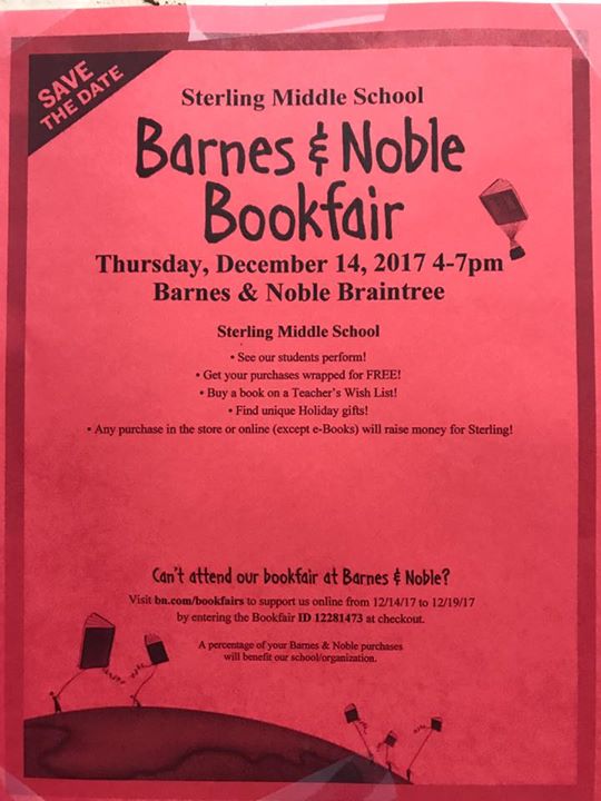 Sterling Middle School At Barnes Noble Braintree