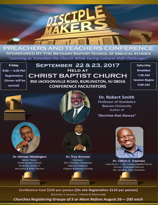 Disciple Makers Preachers and Teachers Conference, Christ Baptist