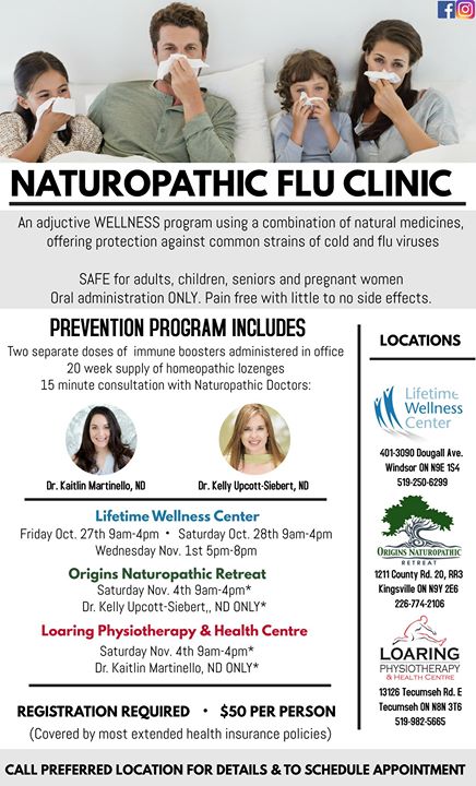 Naturopathic Cold Flu Clinic At Dr Kaitlin Martinello