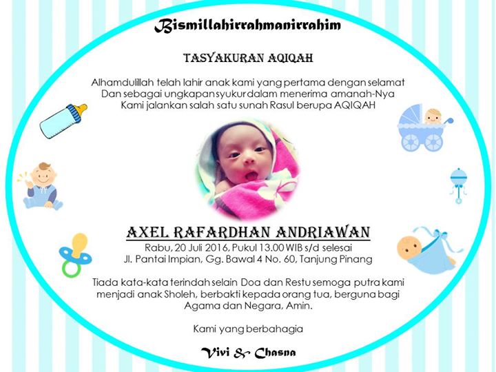 Baru Ucapan Syukur Kelahiran Anak Islam