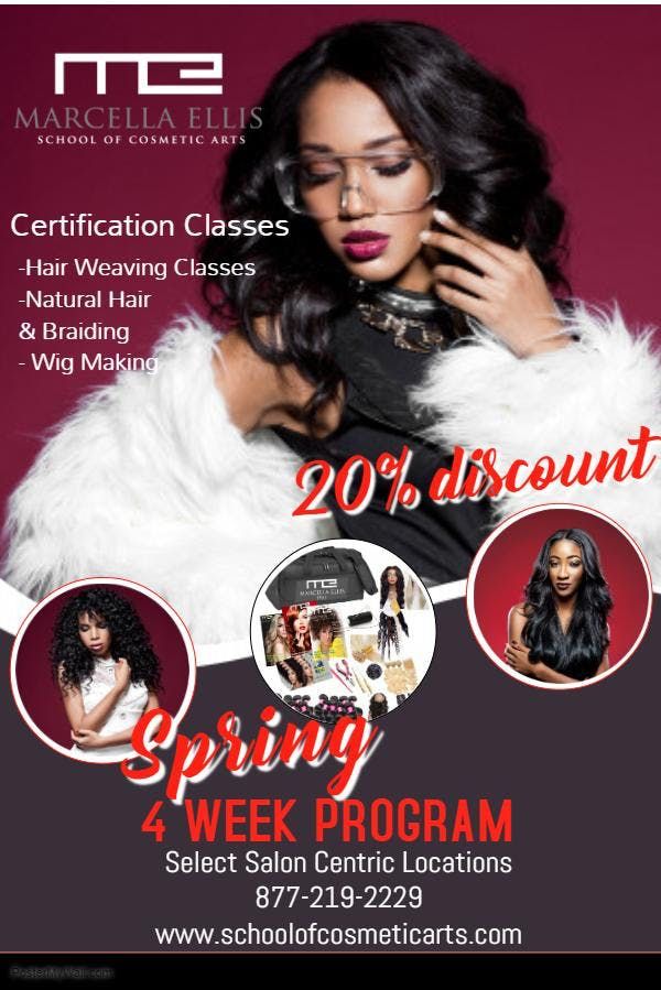 Hair Weaving 4 Week Certification Program At Salon Centric