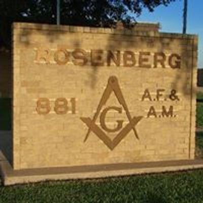 Rosenberg Masonic Lodge #881 AF & AM