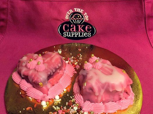 valentine petit fours at