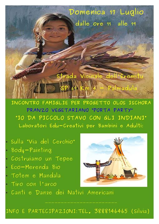 Io Da Piccolo Stavo Con Gli Indiani Incontro Progetto Olos