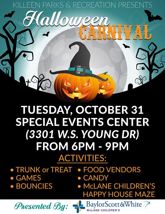 Halloween Carnival at Killeen Special Events Center, Killeen