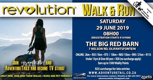 Adventuretails Revolution Walk Run At The Big Red Barn Gauteng