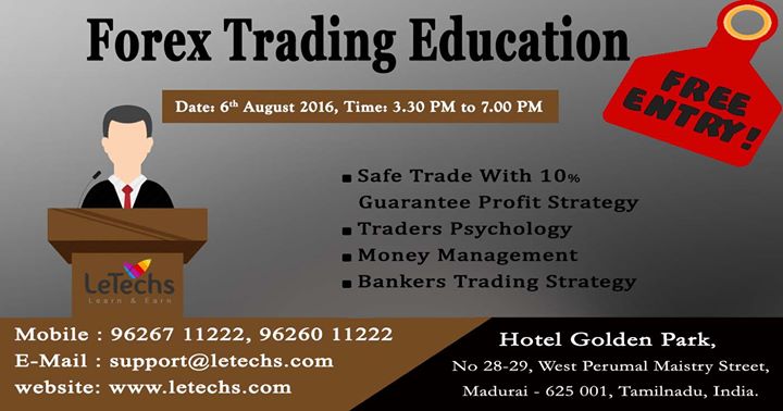 Free Forex Trading Training In Madurai Tamilnadu India At Hotel - 