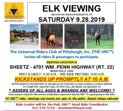 Elk Viewing Visitor Center Ride Benezett