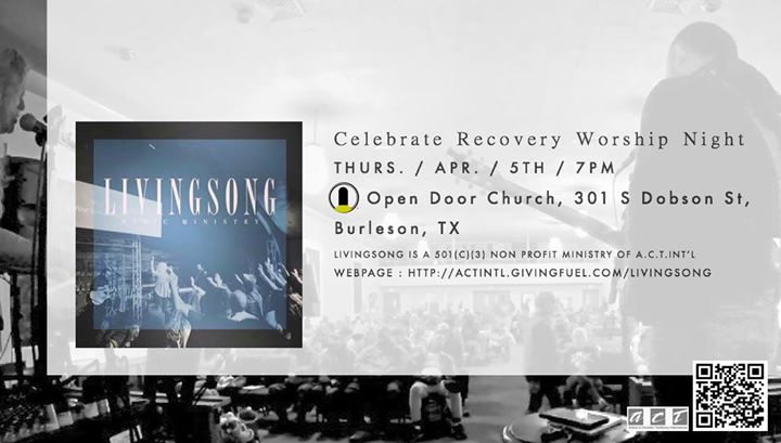 Celebrate Recovery Open Door Church At Open Door Church 301 S