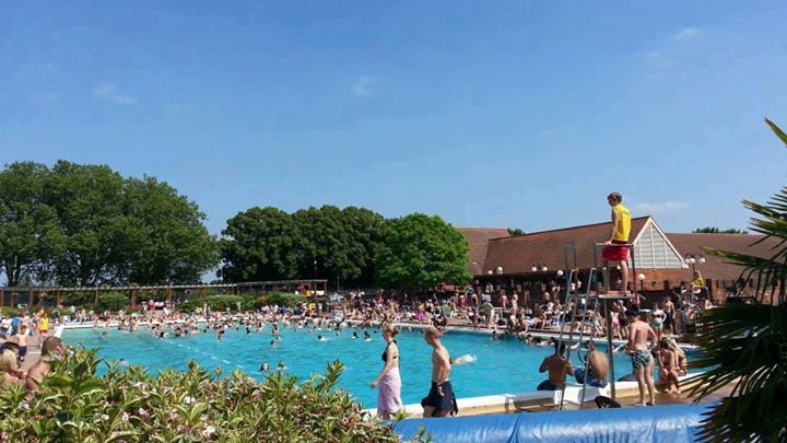 Outdoor Pool Opening Weekend at Hitchin Swimming Centre, Hitchin