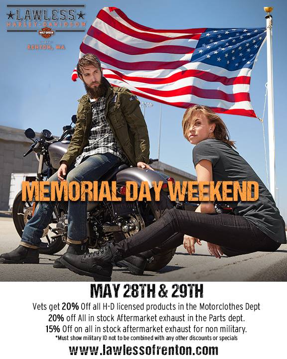 Memorial Day Weekend at Lawless Harley-Davidson of Renton 