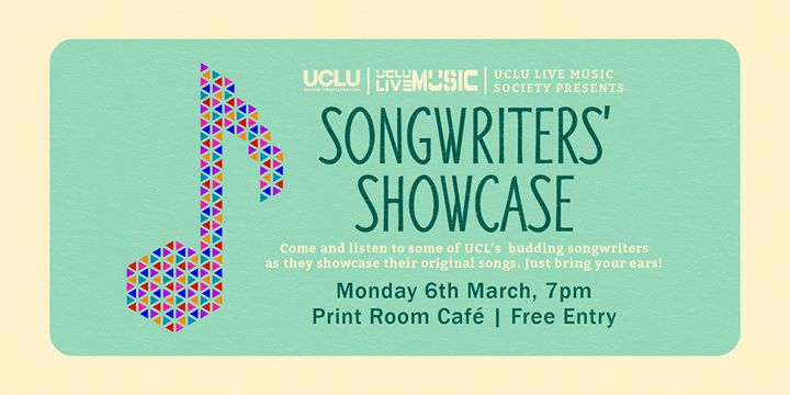 Songwriters Showcase Presented By Uclu Live Music Society At