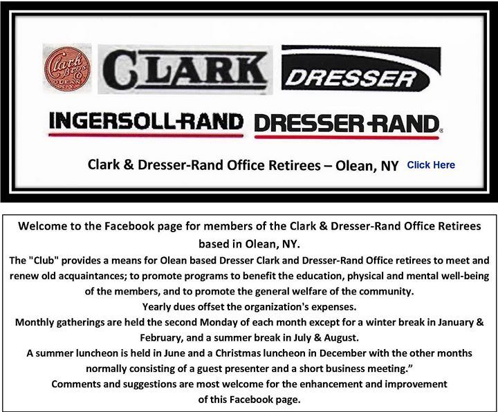 Clark Dresser Rand Office Retirees October Meeting At Pulaski