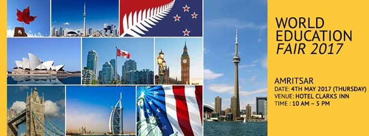 World Education Fair May 2017 Amritsar At Hk Clarks Inn Amritsar