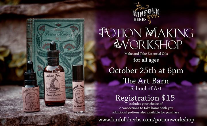 Potion Workshop At Art Barn School Of Art Valparaiso