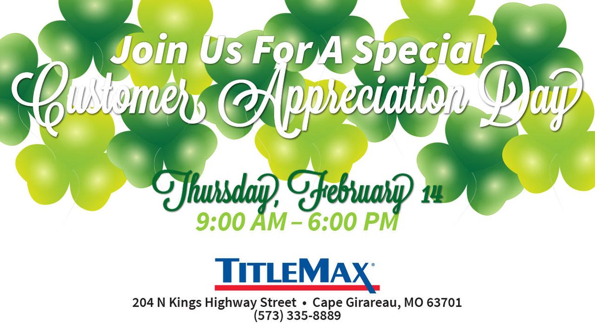St Pats Community Appreciation Day Titlemax Cape Girardeau At