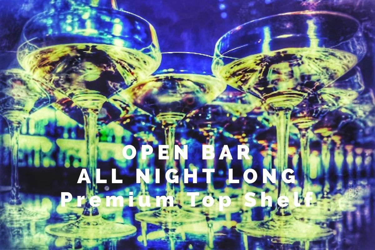 Miami Beach Nightclub Open Bar All Night Long Top Shelf