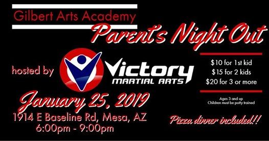 Parents Night Out At Victory Martial Arts Mesa Az 1914 E