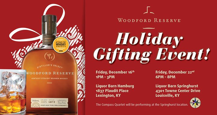 Woodford Reserve Holiday Gifting Event At Liquor Barn Hamburg 1837