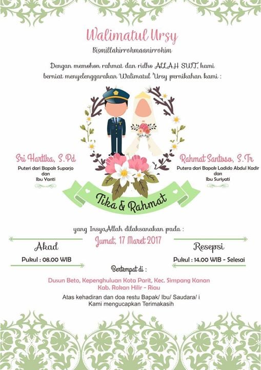 Walimatul Ursy Tika Rahmat At Bagan Batu Bagan Sinembah