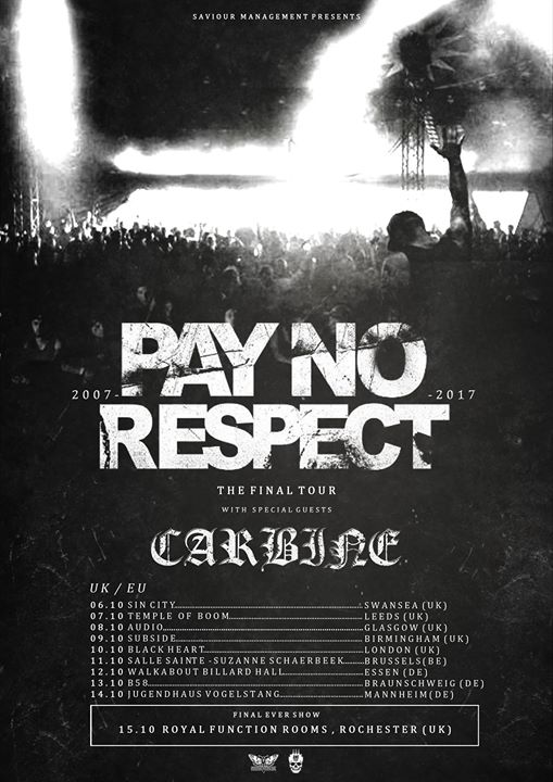 Pay No Respect Final Ever Hometown Show Rochester Sunday