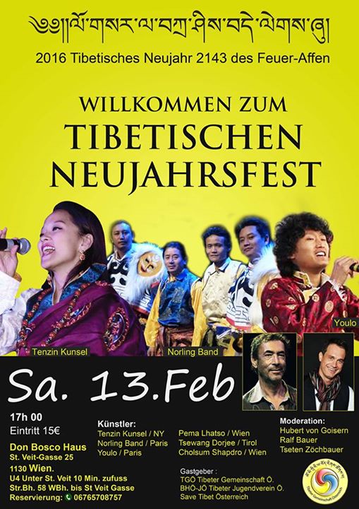 Tgo Losar Tibetisches Neujahrsfest In Wien Offentlich At Don