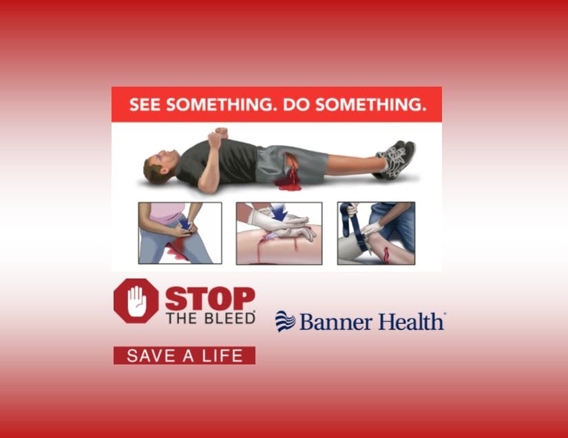 Stop The Bleed Bleeding Control Basic Course At Banner Del E Webb