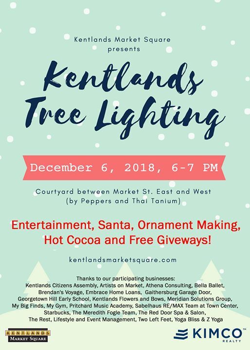 Kentlands Tree Lighting With My Big Finds At My Big Finds215