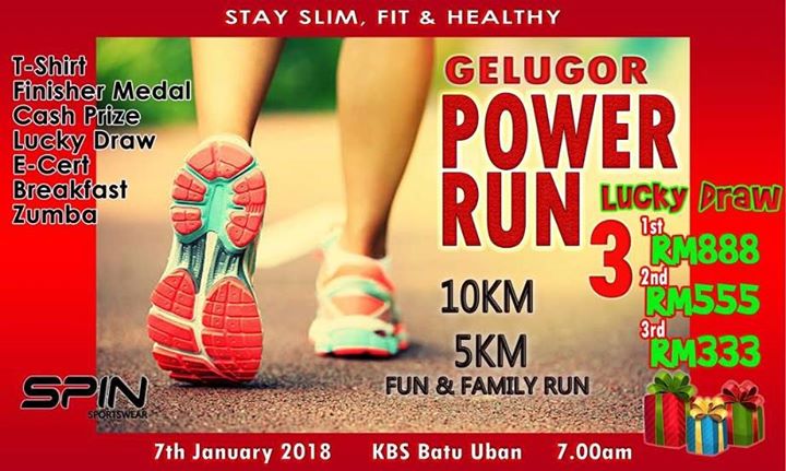 Gelugor Power Run 3 2018, Kompleks Belia Dan Sukan, Penang ...